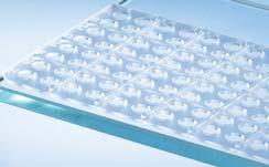 Align single tubes to 45 for easy handling. The PCR plate comprises 96 tubes in 12 strips of 8 tubes each. RackSystem can be used as a pipetting station.
