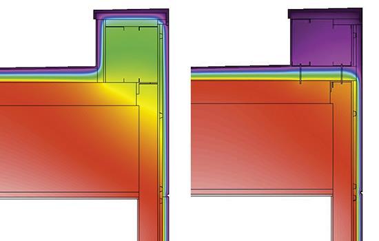 Impacts of the Big Thermal Bridges Big thermal bridges may include: Uninsulated floor slab edges or projecting balconies Window perimeter interfaces with