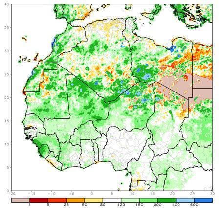 CURRENT SITUATION Regional production for 2016/17 Overall, rainfall was above and well distributed across time and space during the 2016/17 cropping season, contributing to favorable crop development