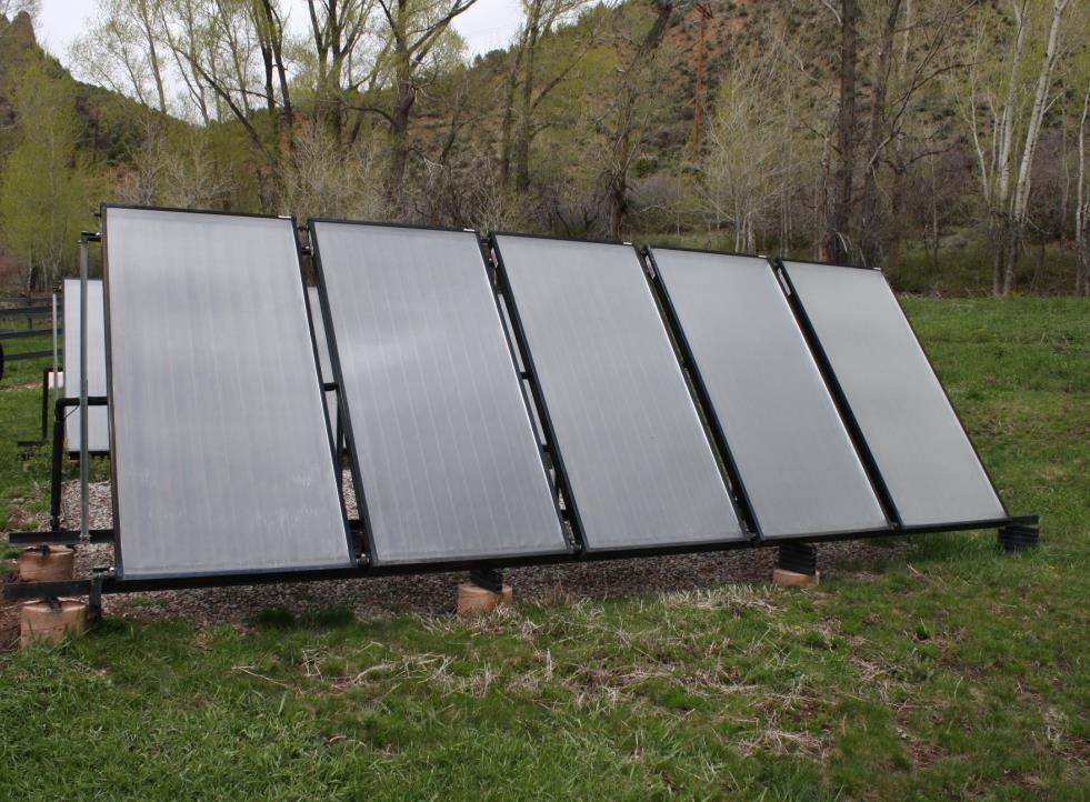 Solar Thermal Systems Drainback Frost protection to -10 to -20 F Water drains back to conditioned
