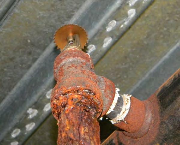 Constantly cold piping condenses large amounts of moisture especially in warm, humid climates.