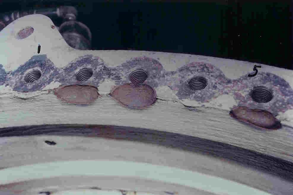 Close up of holes 1 to 5 showing