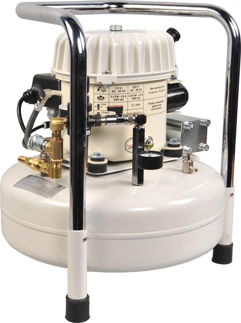Optional Equipment Description Air Compressor (Optional) 6410-C5 The Air Compressor is a quiet device well suited for classroom and school laboratories.