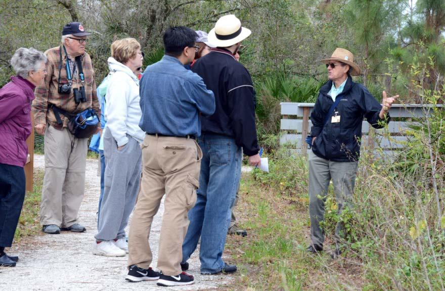 Guided nature walks Led by trained volunteers Free Hosted year-round Learn about