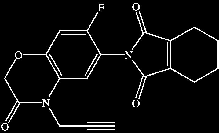 flumioxazin Trade Name: Payload Family: N- phenylphthalimide derivative Mode of action: Chlorophyll (PPO)