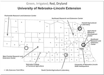 suitability of a range of cover crops for Nebraska corn and soybean systems