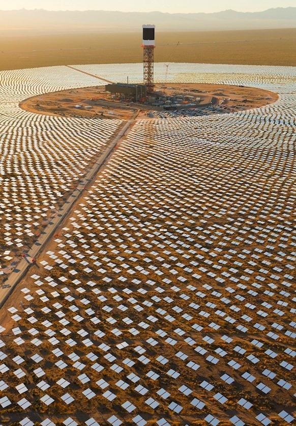 14 World s largest Solar Tower plants Ivanpah Solar Power
