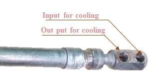 Fig -4 Metallic Core Pin Sectional view Fig -5 A&B Metallic Core Pin cooling Fitment view 3.