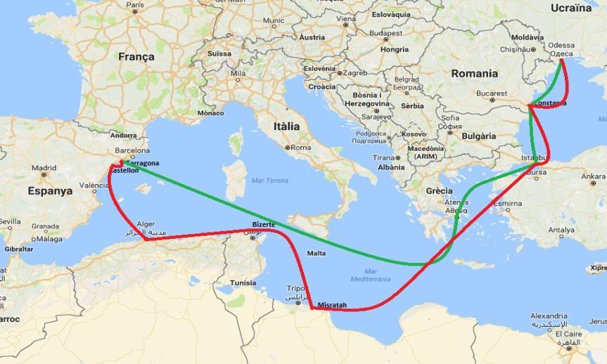 Greece, Turkey, Black Sea & North Africa Service Daily intra-marmara feeder available for different ports as final destination. Additional info on request.
