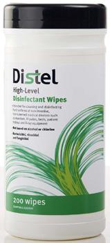 Distel Wipes 5L Distel Concentrate (100 wipes/tub) 1L Distel