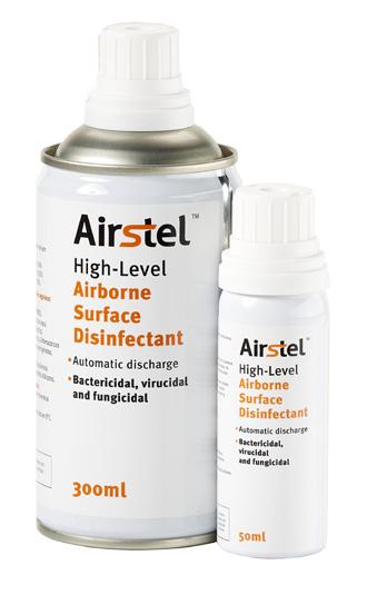 Airstel is intended to be used for terminal disinfection, following contact surface disinfection, to ensure airborne microorganisms are eliminated.
