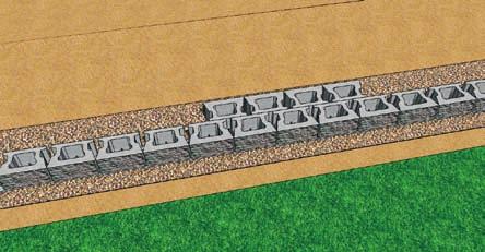 Step 1 Base Leveling Pad When building steps, exercise the same care used in typical wall construction Prepare the sub-base and base leveling pad by following Gravity MiraStone Installation Steps 1