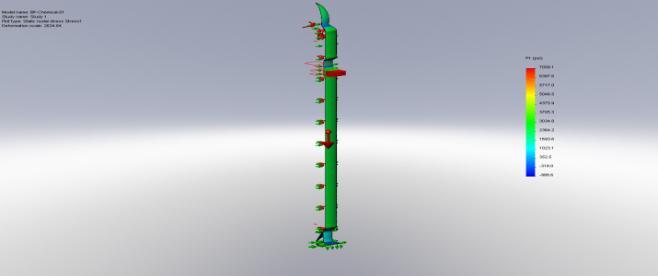To perform FFS assessment two Finite Element Analysis (FEA) models were created.