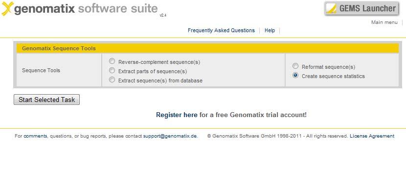 Tools for Nucleotide Sequences http://www.genomatix.