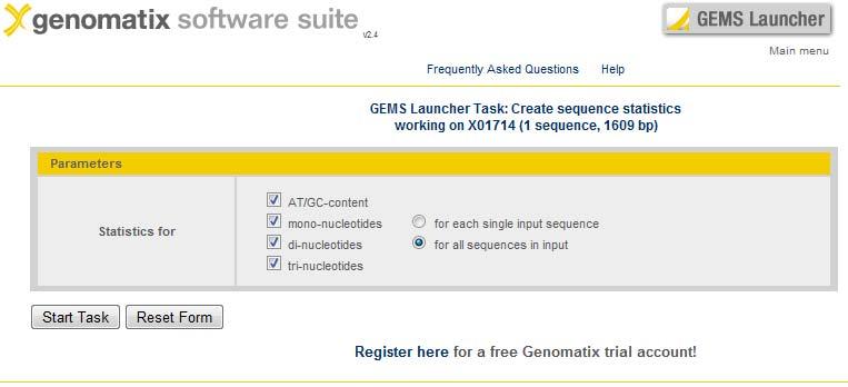 Tools for Nucleotide Sequences http://www.genomatix.