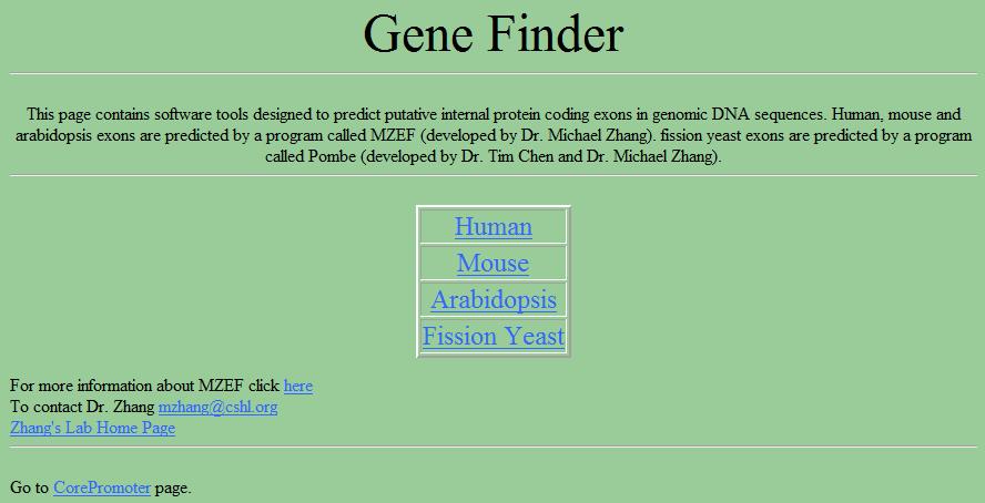 Tools for Nucleotide Sequences Finding