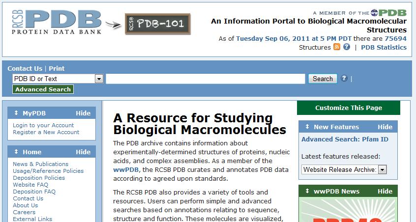 Protein Databases Introduction to Bioinformatics Reading a PDB Entry: E.