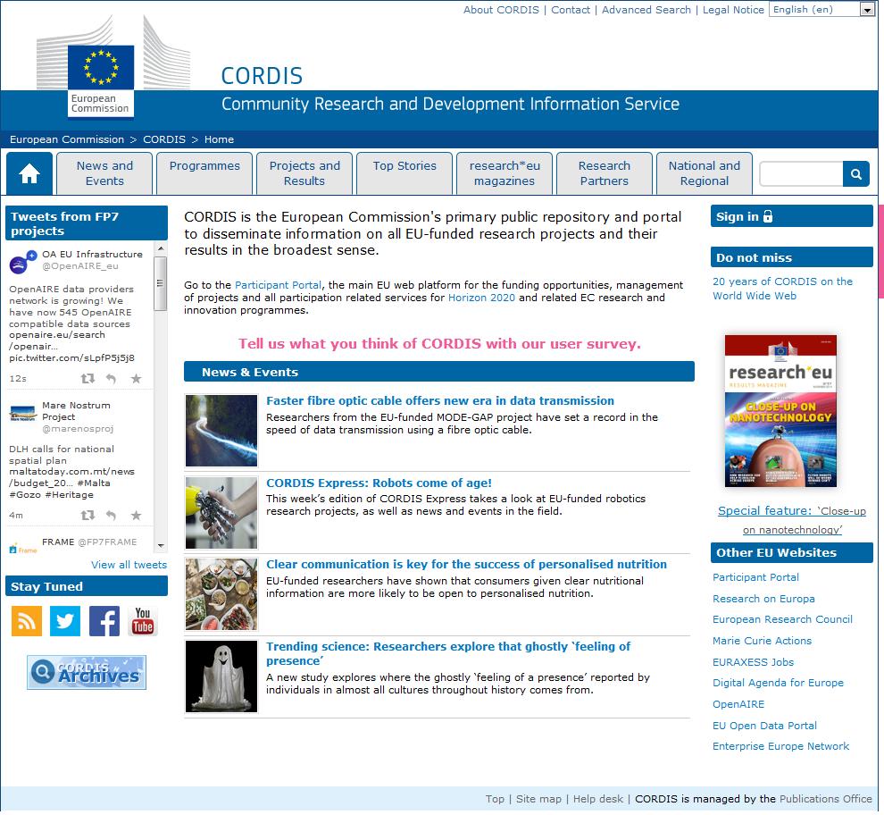 2/5 How to find/apply for a Marie Curie PhD position? http://cordis.europa.