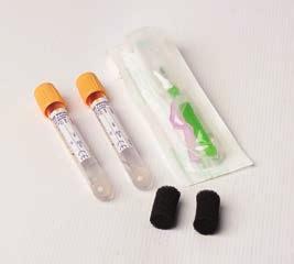 BLOOD COLLECTION ACCESSORIES The FortSP Blood Sample Collection Kits contain the needles and vacutainers necessary for blood sample