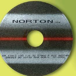 Very long wheel life & high metal removal rate Perfect for lab applications Suitable for use on all types of steel Type