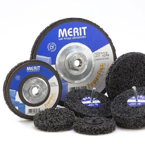 Non-Woven Discs Non-woven right angle discs have three components: strong synthetic fiber mesh and quality abrasives, bonded together by a smear-resistant adhesive.