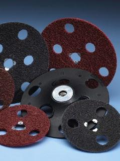 Non-Woven Discs Surface Preparation Discs Merit Surface Prep Non-Woven Discs Good choice for light deburring and blending operation FEATURES BENEFITS New resin system, Smear-free, even on high nickel