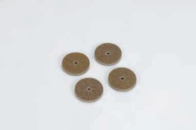Flexbrite Non-Woven unitized Wheels unitized WheeLS 50 AND 75MM TO Be used WITh WASheRS (mm) D x T x B Grade Abrasive Cap Code Article Number Barcode 50 x 3 x 6 nex 8 Medium AlOX U2301 20 63642586354