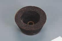 Reinforced organic cups A Suitable for grinding metal C Suitable for grinding stone Taper Cups Type 11 (mm) D x T x Th 100/80 x 50 x M14 Rim 20 - Back 20 100/80 x 50 x M14 Rim 20 - Back 20 100/80 x