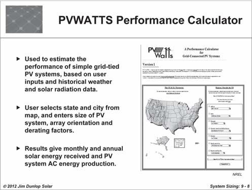 The energy production for interactive PV systems can be estimated using simple calculations and derating factors. Reference: Photovoltaic Systems, p.