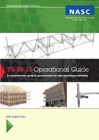 Scaffolding TG20 Compliance Sheets