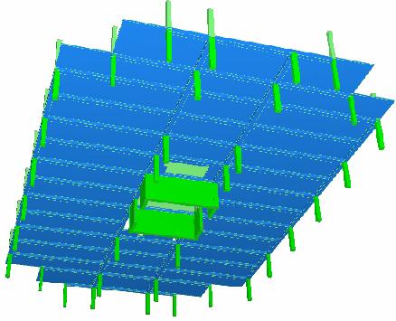 structural software package RAM Concept was used to model the beam and slab floor system.