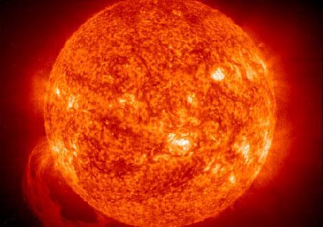 Solar Energy Power from the Sun The sun is a medium sized star that radiates energy via nuclear fusion.