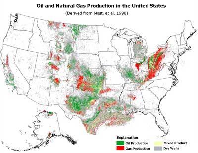 U.S. Oil & Natural Gas Production As of the end of 2006, four areas in our country account for 74% of the proven U.S. oil reserves: Texas 23% Alaska 18% Gulf of Mexico (offshore)17% California