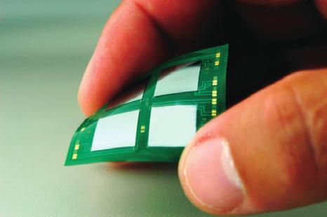 Achieving these thickness dimensions requires that ICs be thinned to a thickness of 2 mils (0.05 mm).