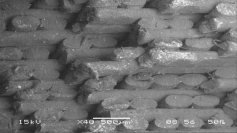 Fig. 19: Fracture surface of impact specimen (the surfaces of the test part were examined by scanning electron microscope (SEM) JEOL JSM-6480LV in the LV mode). Fig.