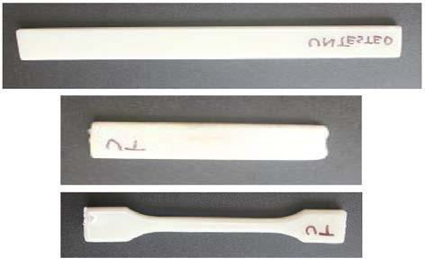 multiple cavities mould was used to prepare the three types of specimens to save time as well as the raw material (figure 2).