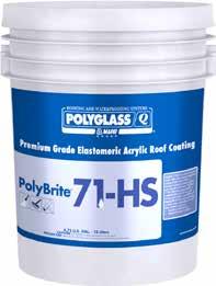PolyBrite 71-HS offers the unique ability to extend the life of a roofing system and lower overall life cycle costs.