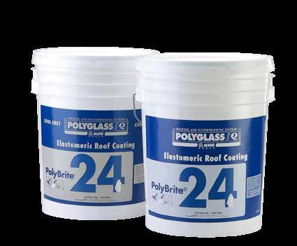 PolyBrite 24 offers the unique ability to extend the life cycle of new and existing roof systems, in addition to keeping the surface cool, providing protection from ultraviolet rays and other weather