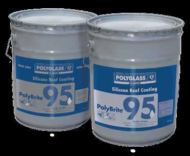 PolyBrite 95 offers the unique ability to extend the life cycle of new and existing roof systems, in addition to keeping the surface cool, providing protection from ultraviolet sun and other weather