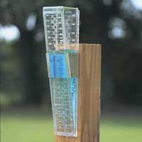 Rain Gauges and data Basic unit 2 inch opening Cost less than $10 One rain gauge for each
