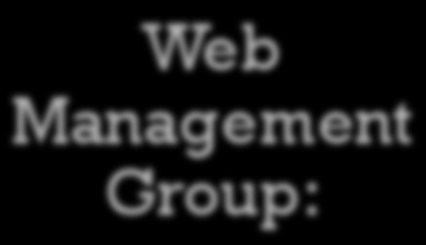 website Web Management Group: