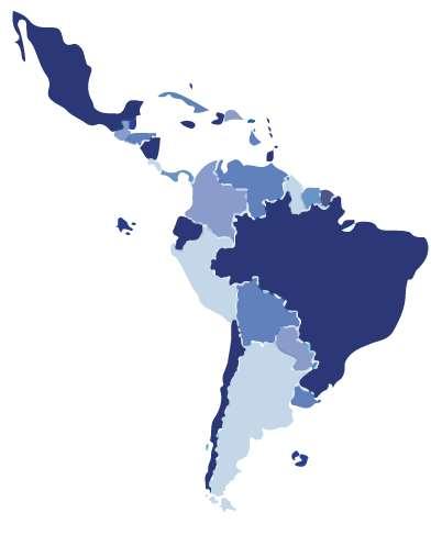 Natural gas exchanges in Latin America 1) North America (EEUU, Canada and Mexico) 1 2) Central America and the Caribbean (Panama, Dominican Republic and El Salvador) 3 3) Northern Cone