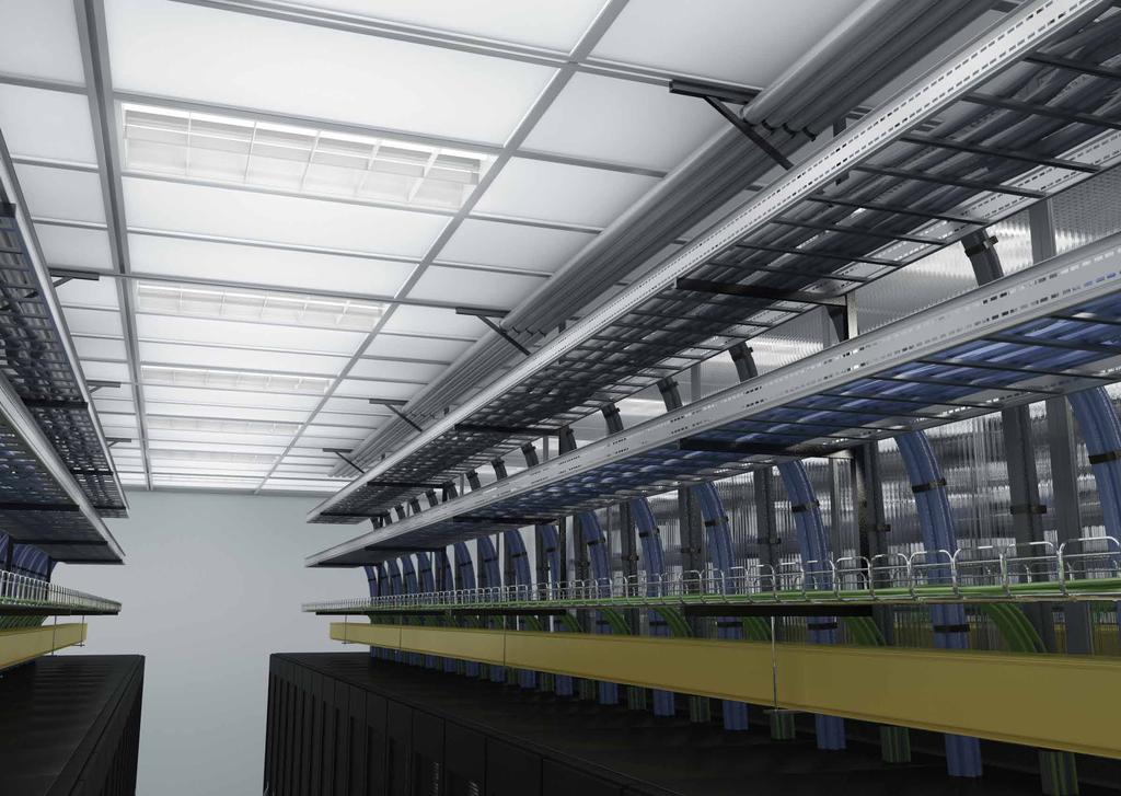 Tate Strut Steel Structural Ceiling Grid System for Data Centres Tate Strut is the ideal solution for any application where large, heavy items are suspended within a building.