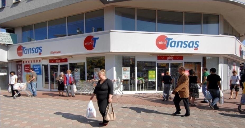 Tansaş Supermarkets Regional leader in the west coast of Turkey Number