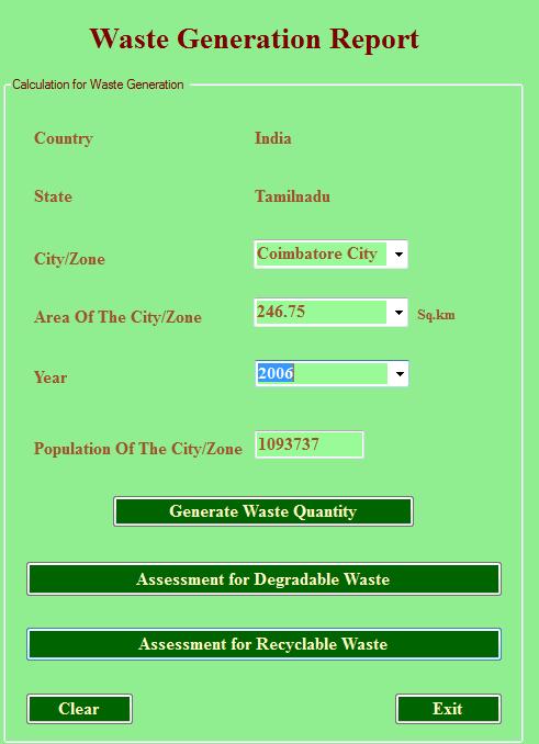 Fig.2 General information about the city Fig.3 Quantity of degradable and recyclable waste composition IV.