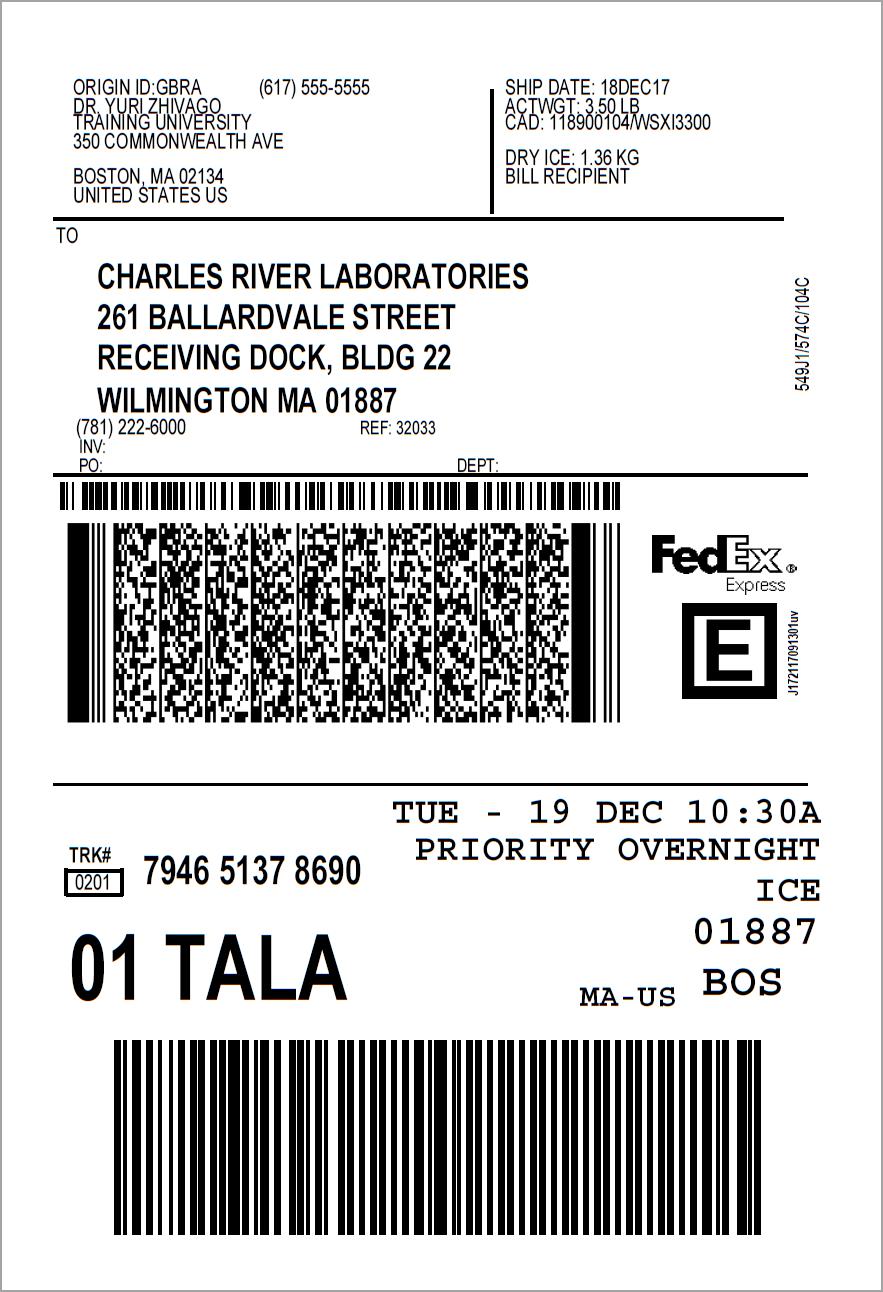 17 19. The label file will open and you can print or save it now, or close it for later.