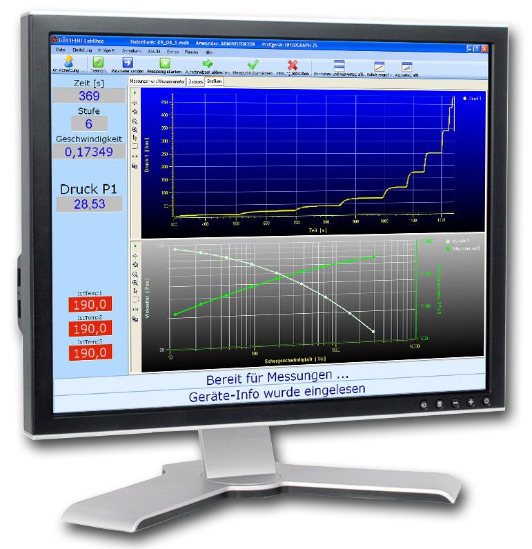 LABRheo Network capable Software system for parameterization, measurement and evaluation Functions Ease of use, covering a wide range of application needs, this software offers an all in one solution