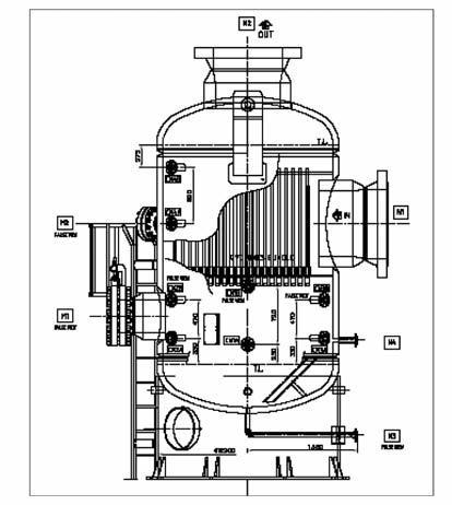 In addition the separator can guarantee an outlet gas with less than 10 liters of liquid per million cubic meter. Models - Production Range Single stage - Single cyclonemod.