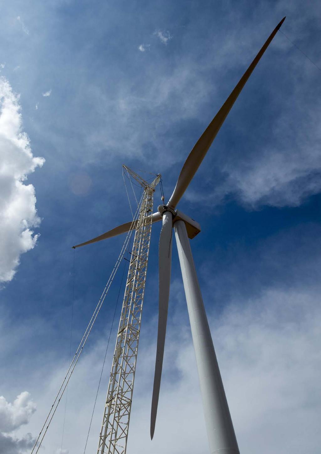 OPERATE AND MAINTAIN GE can maintain your turbines A suite of offerings to keep your turbines online and running at capacity Parts Plans Availability of parts is critical to keep your wind farms