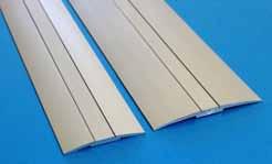 Floor Cover Strips Slim-Line floor cover strips with secret fittings have been designed for smooth transition between different flooring surfaces.